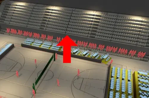 Tribuna A3 - střed